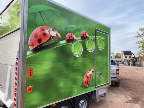 aanhangwagen gesloten opbouw met 1-tons-laadklep dhollandia, Auto diversen, Aanhangers en Bagagewagens, Zo goed als nieuw, Ophalen of Verzenden