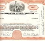 Compagnie sidérurgique Granite City - 1961, Certificat d'action, Enlèvement ou Envoi
