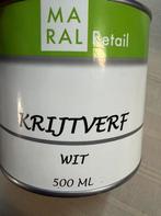 Witte krijtverf 0,5liter, Ophalen of Verzenden, Nieuw, Materiaal