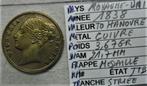 Token Victoria Hanover 21,7 mm TTB Victoria Regina, Postzegels en Munten, Ophalen of Verzenden, Overige materialen