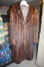 lange pelse damesmantel, Enlèvement, Porté, Brun