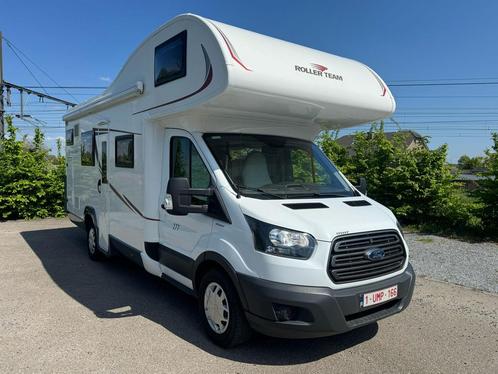 Ford Roller Team Camper 2018  nieuwstaat 12 maanden garantie, Caravans en Kamperen, Mobilhomes, Bedrijf, Half-integraal, tot en met 6