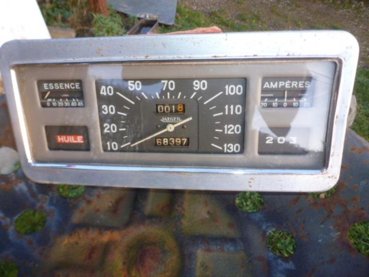 peugeot 203: instrumentatie, snelheidsmeter en meters: JAEGE, Auto-onderdelen, Dashboard en Schakelaars, Peugeot, Gebruikt, Ophalen of Verzenden