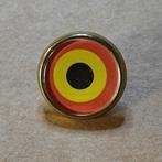 België luchtmacht roundel revers broche badge, Emblème ou Badge, Armée de l'air, Enlèvement ou Envoi