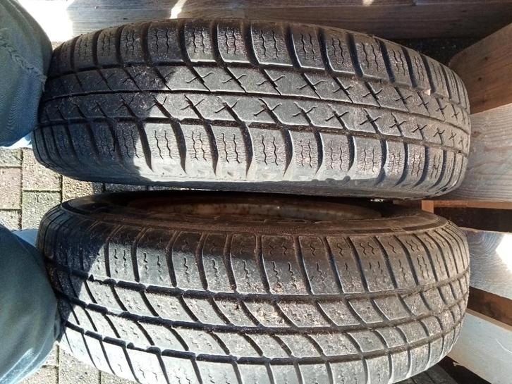 Autobanden op velg, reservewiel,aanhangwagenwiel, Autos : Pièces & Accessoires, Pneus & Jantes, Pneus et Jantes, 13 pouces, Utilisé