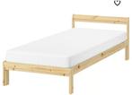 2 keer 1persoonsbed van ikea samen met lattenbodem, Huis en Inrichting, Ophalen, Zo goed als nieuw, Eenpersoons