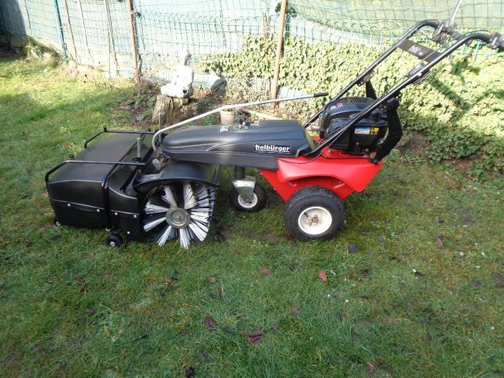 Balayeuse Tielburger TK 38 PRO avec accessoires, Jardin & Terrasse, Balayeurs, Comme neuf, Enlèvement