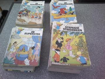 48 Jommeke strips met witte achterkaft. beschikbaar voor biedingen