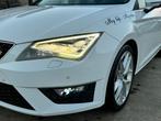 SEAT Leon ST 2.0L TDI  FR 150pk, Leon, Leder en Stof, Wit, Bedrijf