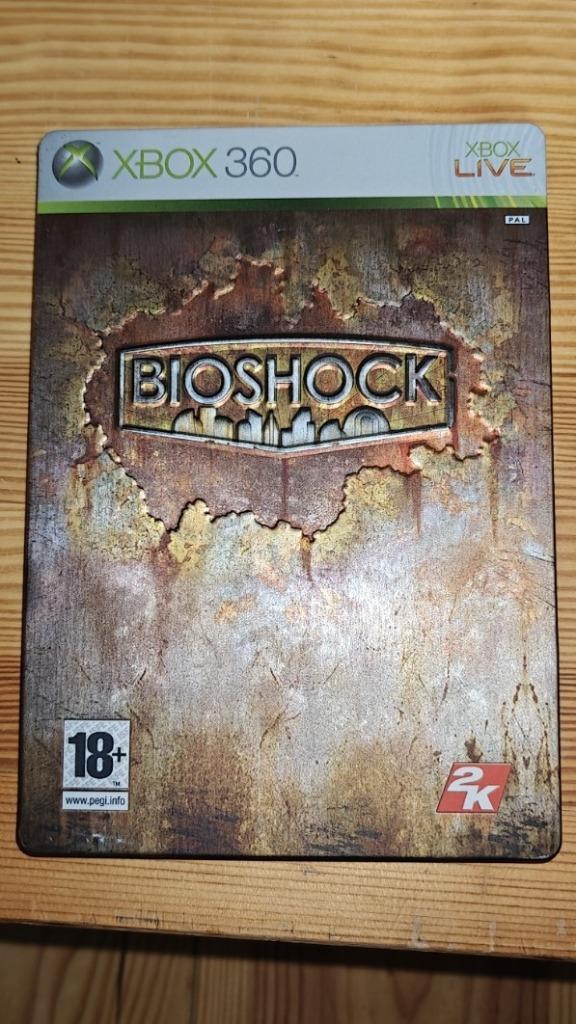Bioshock Steel case XBox 360, Games en Spelcomputers, Games | Xbox 360, Zo goed als nieuw, Avontuur en Actie, 1 speler, Vanaf 18 jaar