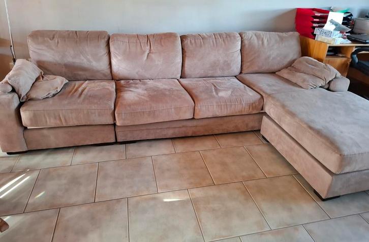 Grand siège d'angle et 2 coussins pour mouve/toupe, Maison & Meubles, Canapés | Coins salons complets, Enlèvement