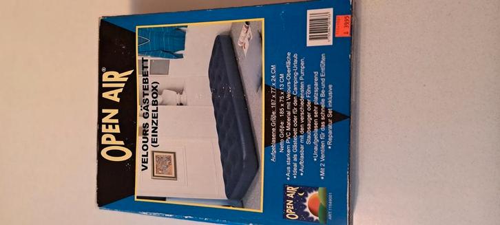 Matelas gonflable " Open Air", Huis en Inrichting, Slaapkamer | Slaapbanken, Nieuw, Verzenden
