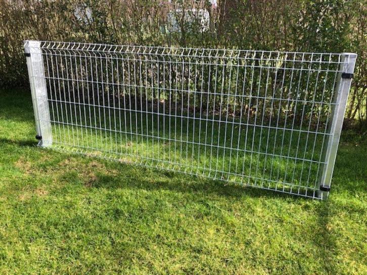 Promo! 20m draadpanelen 120cm hoog galva + palen, Tuin en Terras, Gaas en Draad, Nieuw, Ophalen