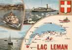 LAC  LEMAN  en Zwanen, Verzamelen, Postkaarten | Buitenland, Verzenden, Ongelopen, Overig Europa