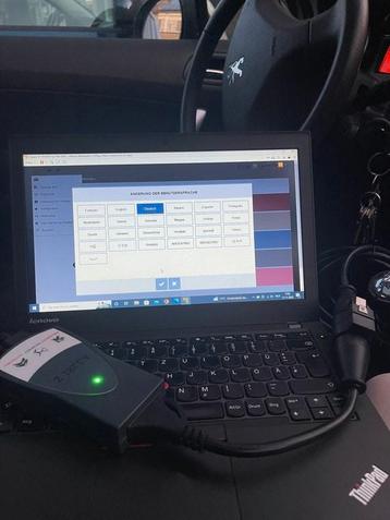 Laptop met nieuwste diagbox en interface. beschikbaar voor biedingen