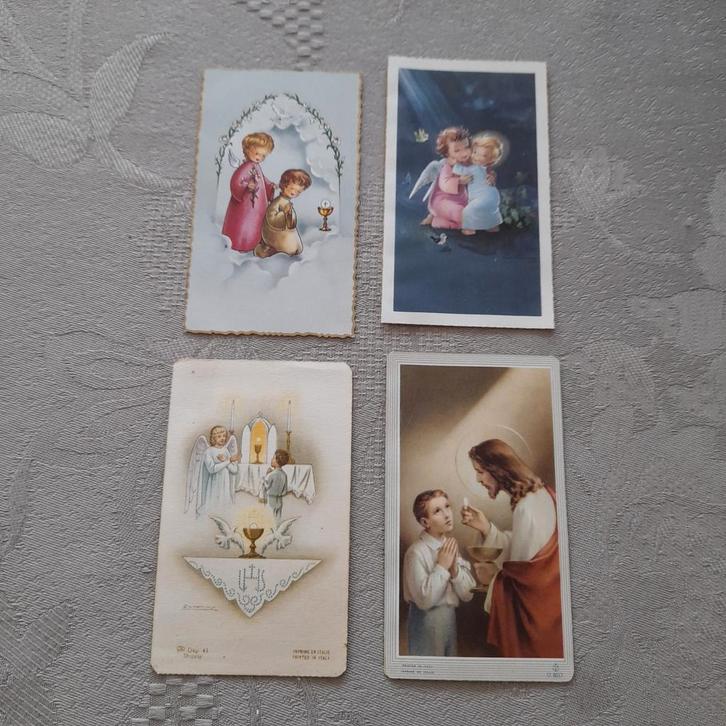 4 Communieprentjes  Kongo ( lot), Verzamelen, Religie, Christendom | Katholiek, Kaart of Prent, Ophalen of Verzenden