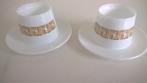 Vintage : Dbp plastics  : 2 eierendopjes- jaren 70, Antiek en Kunst, Ophalen of Verzenden