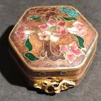 Vintage Cloisonne Burgandy, Verzamelen, Ophalen of Verzenden, Gebruikt