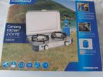 Nieuwe Dubbele kookplaat +4 gaspatronen, Caravans en Kamperen, Kampeeraccessoires, Ophalen, Nieuw