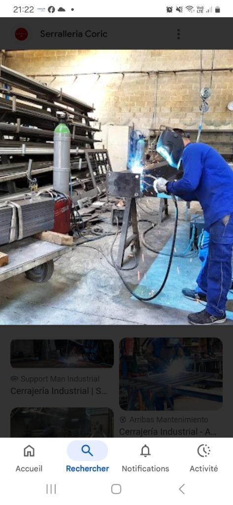 Soudeur ferronnerie agréé metal alu inox, Doe-het-zelf en Bouw, Overige Doe-Het-Zelf en Bouw, Nieuw, Ophalen of Verzenden