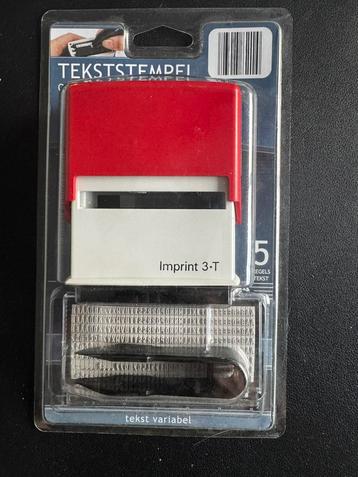 Tekst stempel beschikbaar voor biedingen