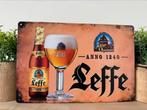 Metalen wandplaat Leffe, Ophalen of Verzenden, Nieuw, Reclamebord, Plaat of Schild, Leffe