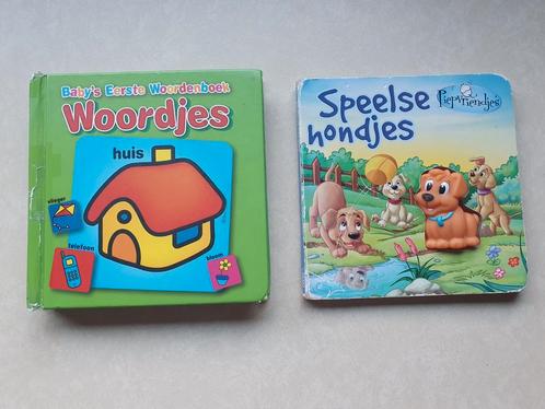 Boeken met thema eerste woordjes en speelse hondjes, Boeken, Kinderboeken | Baby's en Peuters, Gelezen, 1 tot 2 jaar, Ophalen of Verzenden