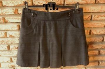 (30)- jupe femme t.40 grise - street one - beschikbaar voor biedingen