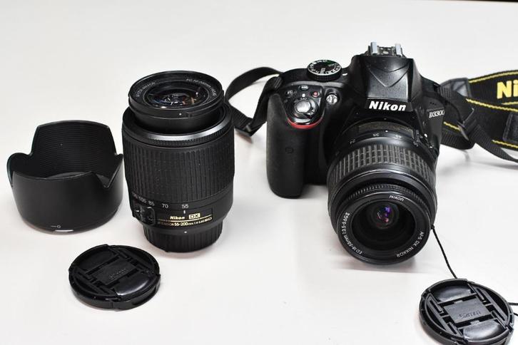 NIKON D3300 + 2 LENZEN, Audio, Tv en Foto, Fotocamera's Digitaal, Zo goed als nieuw, Spiegelreflex, Nikon, Ophalen of Verzenden
