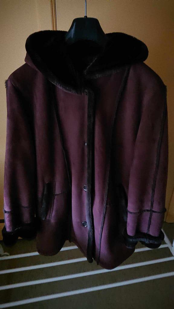 Bruine bontjas voor dames - maat 44, Kleding | Dames, Jassen | Winter, Zo goed als nieuw, Maat 42/44 (L), Bruin, Ophalen of Verzenden