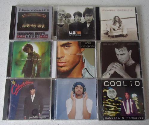 Lot 182 met 9 CD's van "Phil Collins, U2' Amanda Marchal,, Cd's en Dvd's, Cd's | Pop, Gebruikt, Ophalen of Verzenden