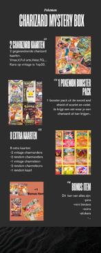Pokemon charizard mystery box, Hobby en Vrije tijd, Verzamelkaartspellen | Pokémon, Nieuw, Foil, Ophalen of Verzenden, Losse kaart