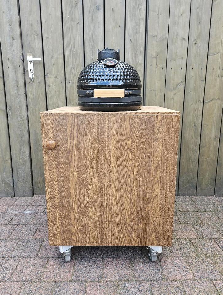 Verrijdbare ombouw mini kamado, Tuin en Terras, Barbecue-accessoires, Gebruikt, Ophalen