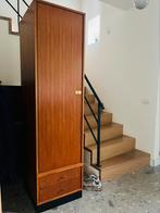 Vintage kolom kast, Huis en Inrichting, Kasten | Kleerkasten, Ophalen, Gebruikt, Mid century, 200 cm of meer