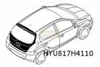 Hyundai	i20 achterklep (bij wisser) (1/09-6/12) Origineel! 7, Autos : Pièces & Accessoires, Carrosserie & Tôlerie, Enlèvement ou Envoi