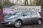 Nissan Leaf Tekna 100% ELEC NAV CAM CLIM CRUIS 99.495KM, Autos, Nissan, Argent ou Gris, Euro 6, Entreprise, Noir