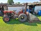 Schanzlin tractor met hefmast en grondbak, Ophalen