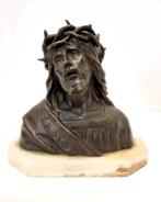 Buste de Jésus en bronze., Antiquités & Art, Enlèvement ou Envoi