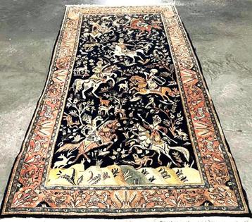 Antiek zeldzame tapijt (Ghom) 335x160 cm- geknoopt in Iran beschikbaar voor biedingen