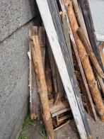 oud hout misschien om te branden, Tuin en Terras, Palen, Balken en Planken, Ophalen, Gebruikt, Palen