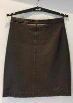 Leder rok donkerbruin, small, ANDERE, Bruin, Ophalen of Verzenden, Zo goed als nieuw