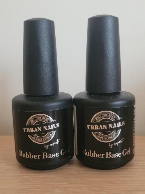 2x Urban Nails Rubber Base Gel Clear, Handtassen en Accessoires, Uiterlijk | Cosmetica en Make-up, Zo goed als nieuw, Ophalen of Verzenden