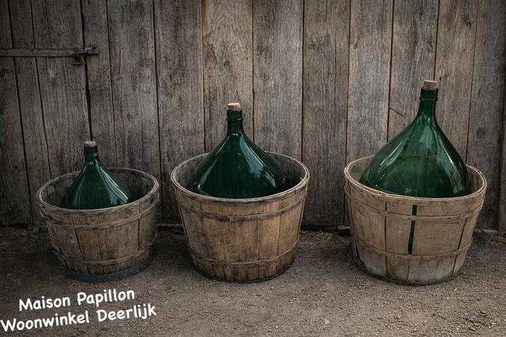 Echte oude Dame Jeanne flessen, Antiek en Kunst, Antiek | Vazen, Ophalen