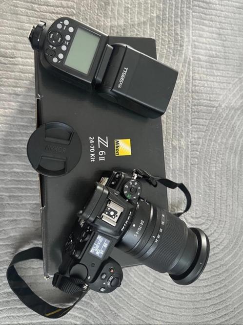 Nikon Z6 II 24-70mm avec Godox, Audio, Tv en Foto, Fotocamera's Digitaal, Zo goed als nieuw, Nikon, Ophalen