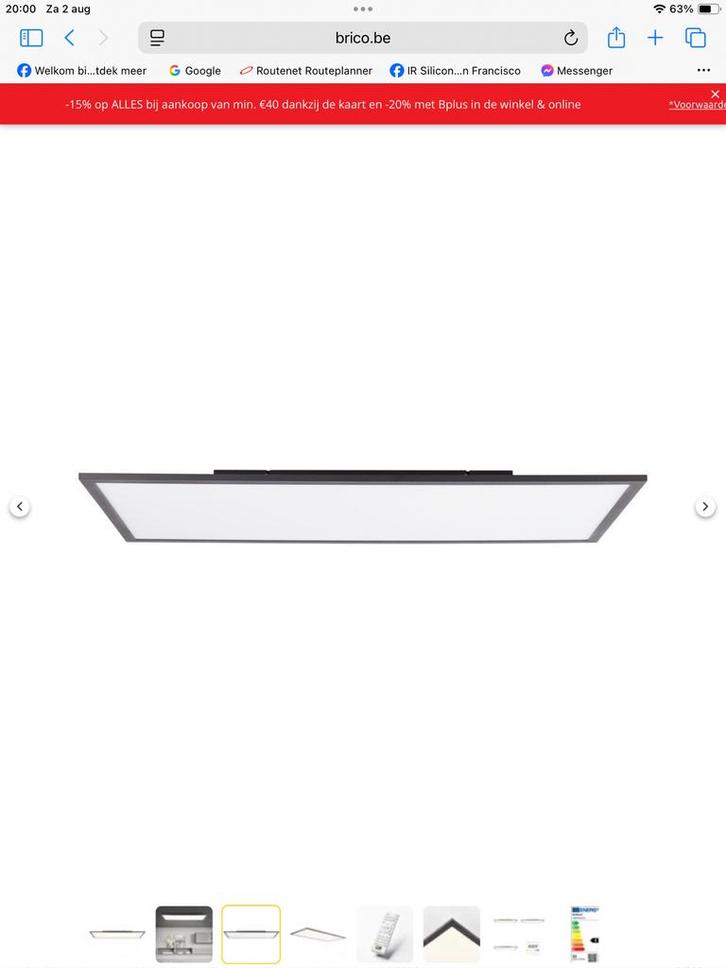 Brilliant Jacinda plafondlamp nieuw in verpakking, Huis en Inrichting, Lampen | Plafondlampen, Nieuw, Ophalen of Verzenden