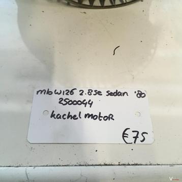 Mercedes W126 280 SE Sedan 1980 Wagennr 2500044  Kachelmotor beschikbaar voor biedingen