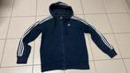 Marineblauwe hoodievest met kap maat M ( adidas ), Ophalen of Verzenden, Zo goed als nieuw, Maat 48/50 (M)