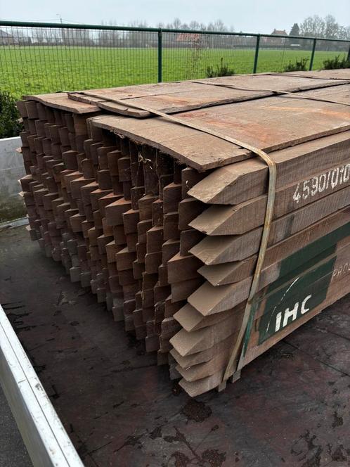 Azobe Hardhout Paal 120cm, Tuin en Terras, Palen, Balken en Planken, Zo goed als nieuw, Hardhout, Ophalen