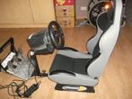 Thrustmaster t500  race zetel, Games en Spelcomputers, Spelcomputers | Sony Consoles | Accessoires, Ophalen, Gebruikt, Stuur of Pedalen