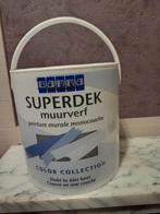 Superdek muurverf oceaan licht blauw Gamma 2,5 liter, Doe-het-zelf en Bouw, Verf, Beits en Lak, Ophalen, Blauw, Nieuw, Verf